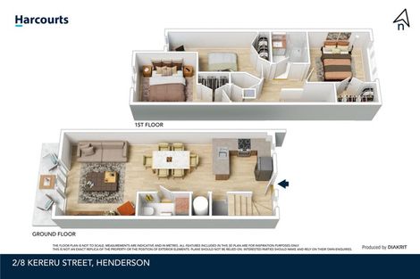 Photo of property in 2/8 Kereru Street, Henderson, Auckland, 0612