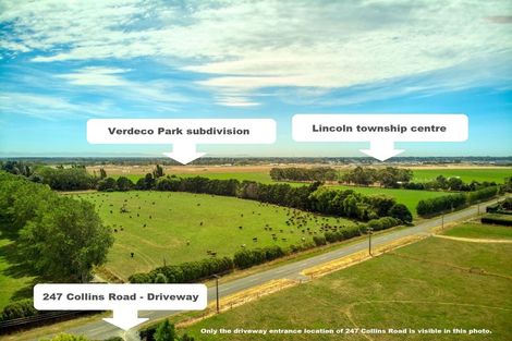 Photo of property in 247 Collins Road, Lincoln, Christchurch, 7674