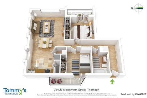 Photo of property in Westhaven Apartments, 24/127 Molesworth Street, Thorndon, Wellington, 6011