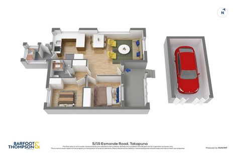 Photo of property in 5/15 Esmonde Road, Takapuna, Auckland, 0622