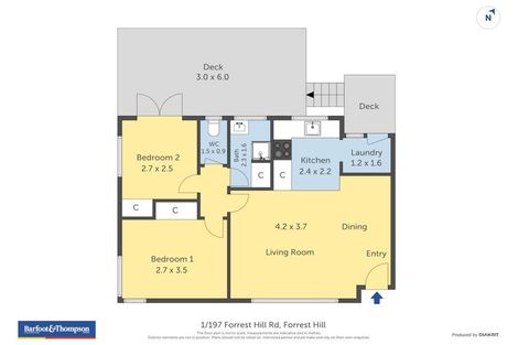 Photo of property in 1/197 Forrest Hill Road, Forrest Hill, Auckland, 0620