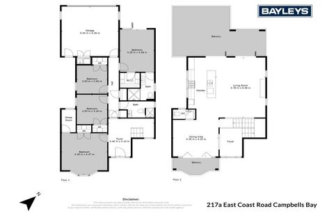 Photo of property in 2/2 Aberdeen Road, Campbells Bay, Auckland, 0620