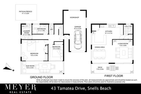 Photo of property in 43 Tamatea Drive, Snells Beach, 0920