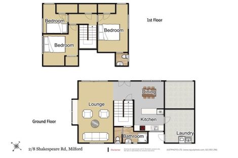 Photo of property in 2/8 Shakespeare Road, Milford, Auckland, 0620