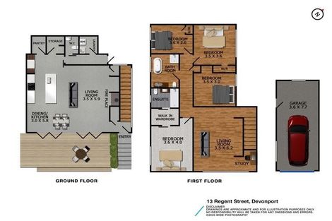 Photo of property in 13a Regent Street, Devonport, Auckland, 0624