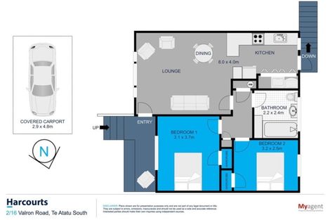 Photo of property in 2/16 Valron Road, Te Atatu South, Auckland, 0602