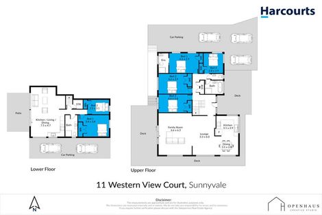 Photo of property in 11 Western View Court, Sunnyvale, Auckland, 0612