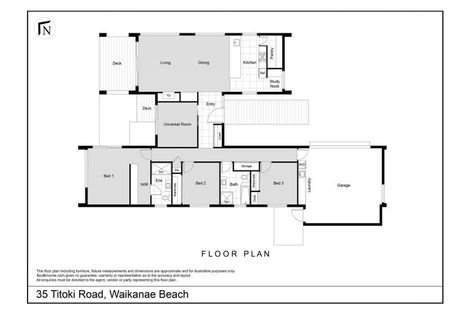 Photo of property in 35 Titoki Road, Waikanae Beach, 5036