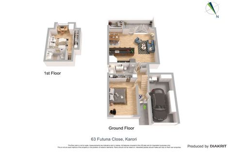 Photo of property in 63 Futuna Close, Karori, Wellington, 6012