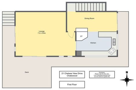 Photo of property in 21 Chelsea View Drive, Chatswood, Auckland, 0626