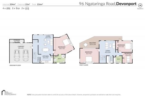 Photo of property in 96 Ngataringa Road, Devonport, Auckland, 0624