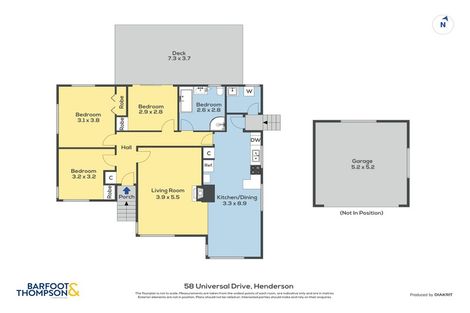 Photo of property in 58 Universal Drive, Henderson, Auckland, 0610