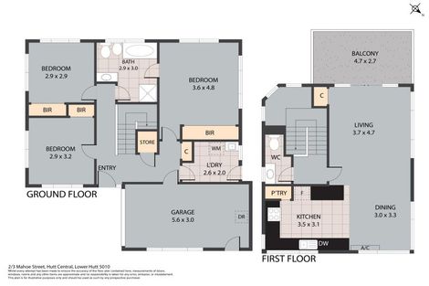 Photo of property in 2/3 Mahoe, Hutt Central, Lower Hutt, 5010