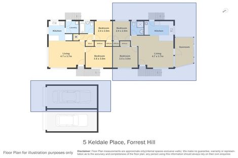 Photo of property in 2/5 Keldale Place, Forrest Hill, Auckland, 0620