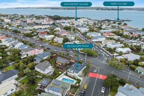 Photo of property in 36 Calliope Road, Devonport, Auckland, 0624