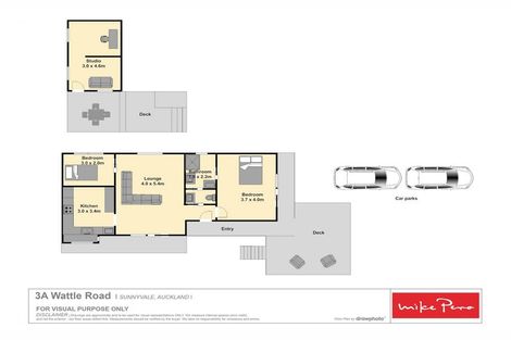 Photo of property in 3a Wattle Road, Sunnyvale, Auckland, 0612