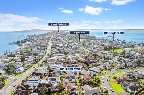 Photo of property in 1/81 Oliver Road, Eastern Beach, Auckland, 2012