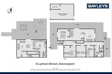 Photo of property in 8 Lytton Street, Devonport, Auckland, 0624