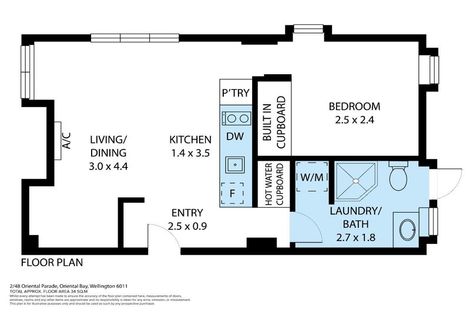 Photo of property in Fountain Court, 2/48 Oriental Parade, Oriental Bay, Wellington, 6011