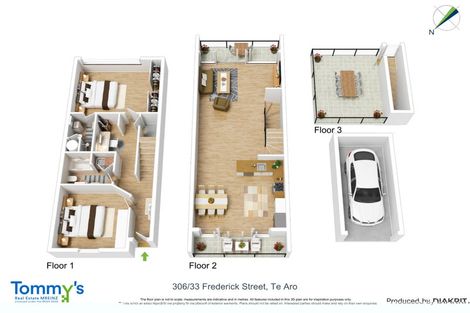 Photo of property in Croxley Mill Apartments, 306/33 Frederick Street, Te Aro, Wellington, 6011