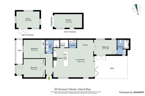 Photo of property in 36 Derwent Street, Island Bay, Wellington, 6023