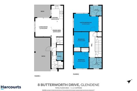 Photo of property in 8c Butterworth Drive, Glendene, Auckland, 0602
