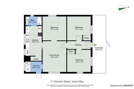 Photo of property in 11 Danube Street, Island Bay, Wellington, 6023