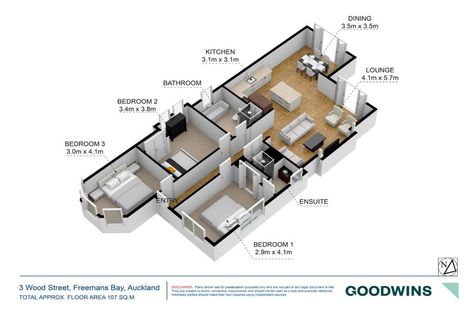 Photo of property in 3 Wood Street, Freemans Bay, Auckland, 1011