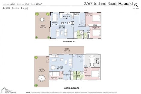 Photo of property in 2/67 Jutland Road, Hauraki, Auckland, 0622