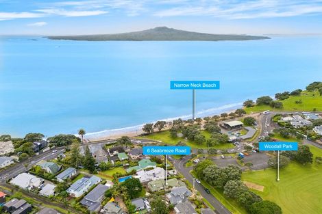 Photo of property in 6 Seabreeze Road, Narrow Neck, Auckland, 0624