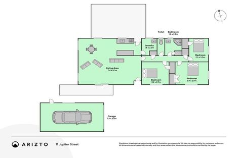 Photo of property in 11 Jupiter Street, Milson, Palmerston North, 4414