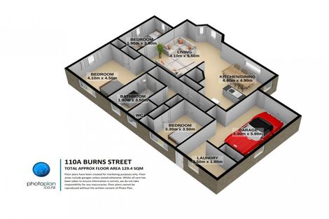 Photo of property in 110a Burns Street, Leamington, Cambridge, 3432