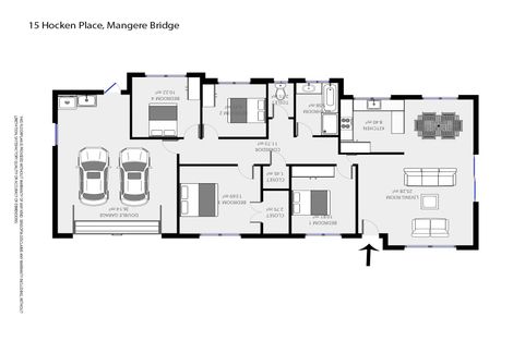 Photo of property in 15 Hocken Place, Mangere Bridge, Auckland, 2022