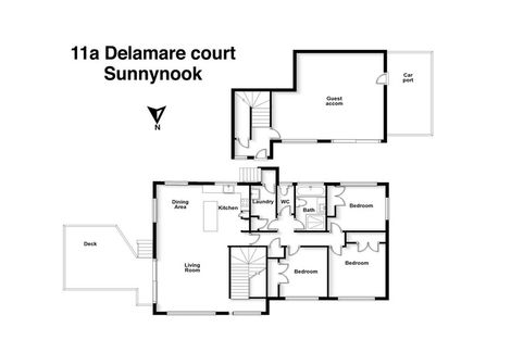 Photo of property in 2/11 Delamare Court, Sunnynook, Auckland, 0632