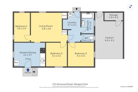 Photo of property in 1/5 Henwood Road, Mangere East, Auckland, 2024