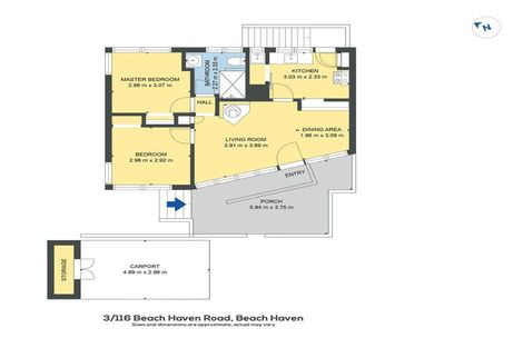 Photo of property in 3/116 Beach Haven Road, Beach Haven, Auckland, 0626