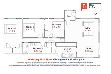 Photo of property in 13b Virginia Road, Saint Johns Hill, Whanganui, 4500