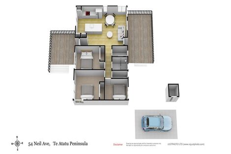 Photo of property in 54 Neil Avenue, Te Atatu Peninsula, Auckland, 0610