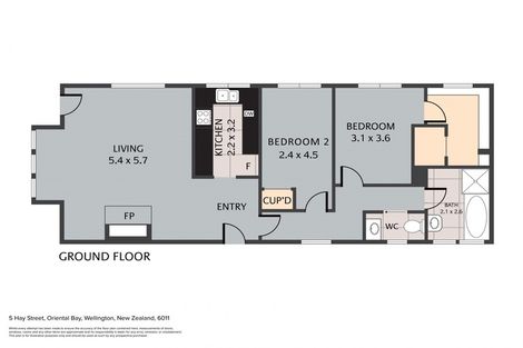 Photo of property in 5a Hay Street, Oriental Bay, Wellington, 6011