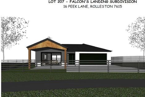 Photo of property in 16 Peek Lane, Rolleston, 7615