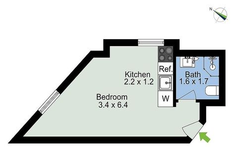 Photo of property in Aitken Street Apartments, 612/5 Aitken Street, Thorndon, Wellington, 6011