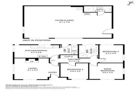 Photo of property in 30 Broadway Street, Martinborough, 5711
