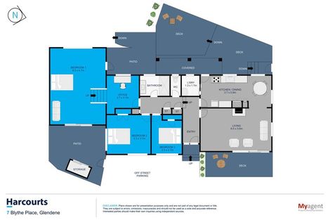 Photo of property in 7 Blythe Place, Glendene, Auckland, 0602