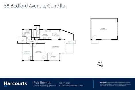 Photo of property in 58 Bedford Avenue, Gonville, Whanganui, 4501