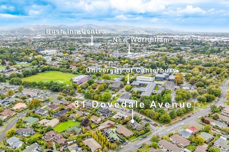 Photo of property in 31 Dovedale Avenue, Ilam, Christchurch, 8041