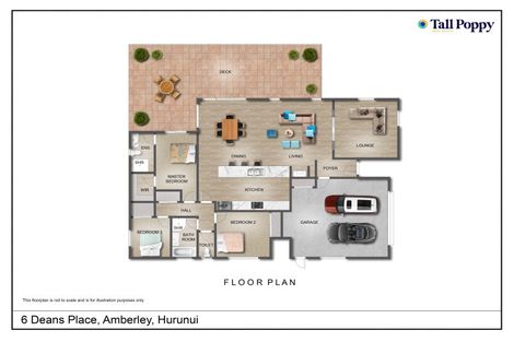 Photo of property in 6 Deans Place, Amberley, 7410