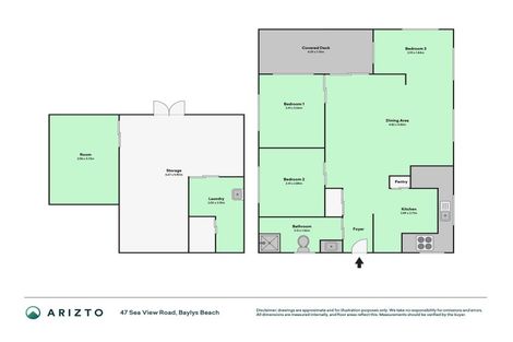 Photo of property in 47 Sea View Road, Baylys Beach, 0377