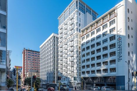 Photo of property in Terrace Heights Apartments, 13d/163 The Terrace, Wellington Central, Wellington, 6011