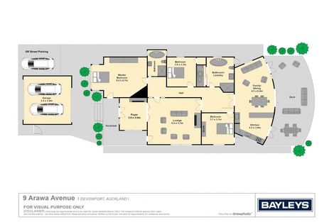 Photo of property in 9 Arawa Avenue, Devonport, Auckland, 0624