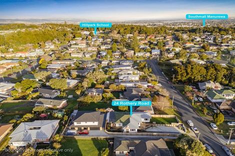 Photo of property in 24 Rothery Road, Hillpark, Auckland, 2102
